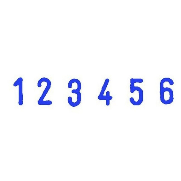 Нумератор мини 6-и раз.высота шрифта 3,8мм S126 (аналог 4836)Colop