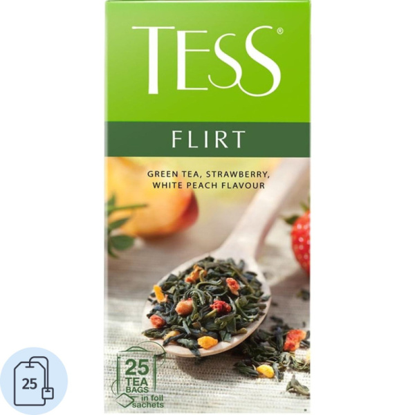 Чай зеленый ТЕSS Flirt 1,5г*25пак