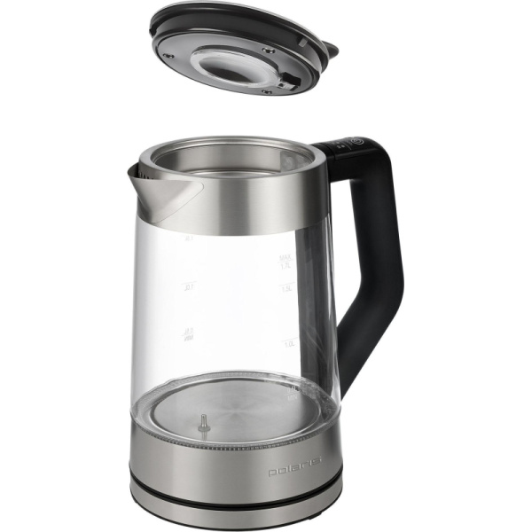 Чайник Polaris PWK 1711CGLD ,2200 Вт, 1,7 л, стекло, верхний залив