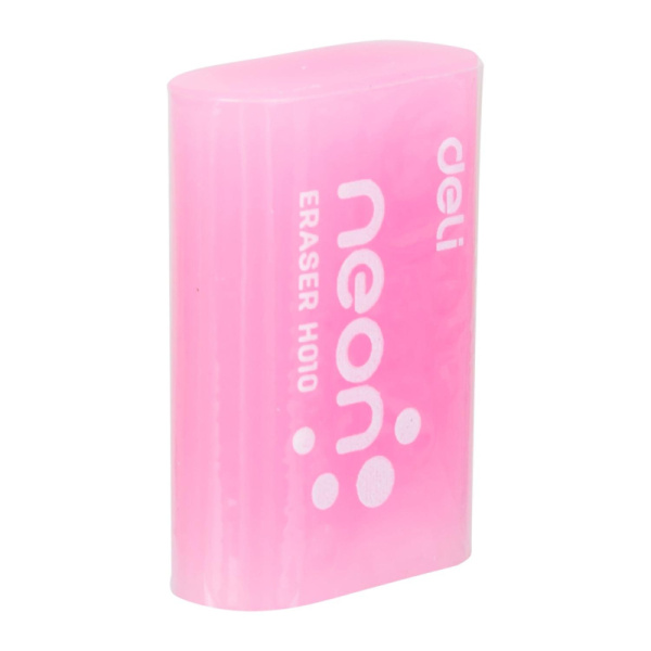 Ластик Deli 39х27х12мм ассорти/неон EH01000