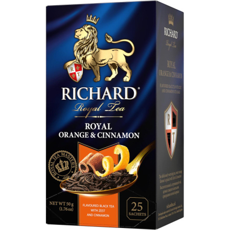 Чай Richard Royal Orange&Cinnamon черн., 25 пак, 14143