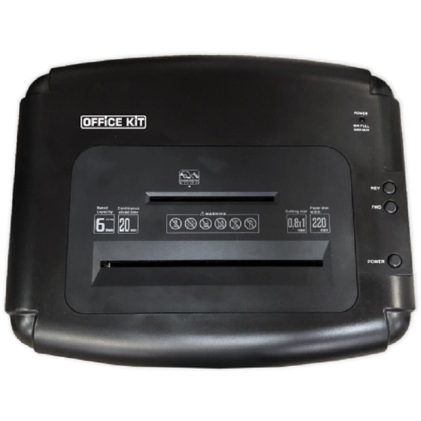 Шредер (уничтожитель) Office Kit S180 0.8x1, P-7ур.секр., 5лист, 32л