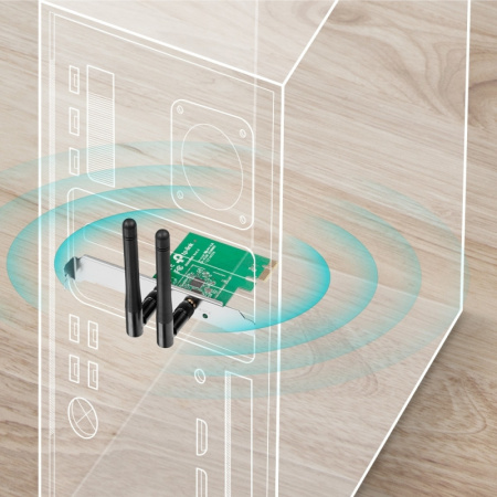 Сетевой адаптер WiFi TP-Link TL-WN881ND PCI Express