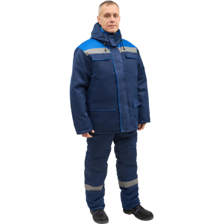 Костюм рабочий зимний муж з12-КПК с СОП син/вас 44-46/182-188