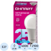 Лампа светодиодная ОНЛАЙТ OLL-A60-25-230-4K-E27 25Вт Е27 4000К 61954
