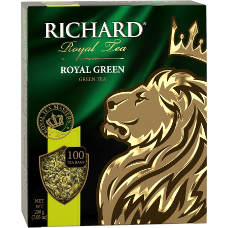 Чай Richard Royal Green зеленый, 100 пак