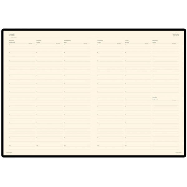 Еженедельник недатированный синий,A4,222х302мм,128 стр.,Br.V.PROFY 3-098/01