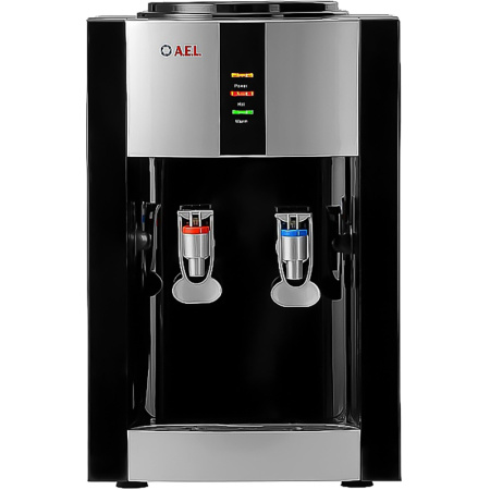 Кулер для воды AEL TD-AEL-47 black/silver настольный,   электронное охл