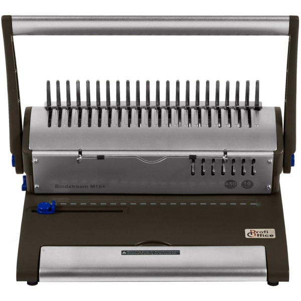 Брошюровщик ProfiOffice Bindstream M16 Plus, А4, 16л./450л., пл.пруж.
