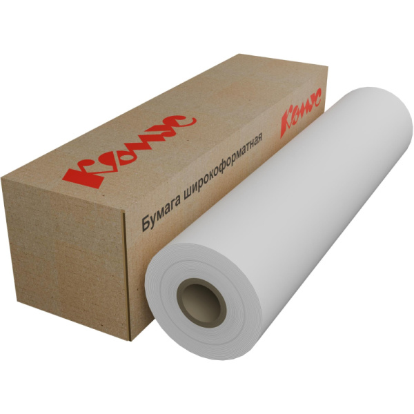 Бумага широкоформатная ProMEGA engineer Bright white 80г 620ммх150м 76мм