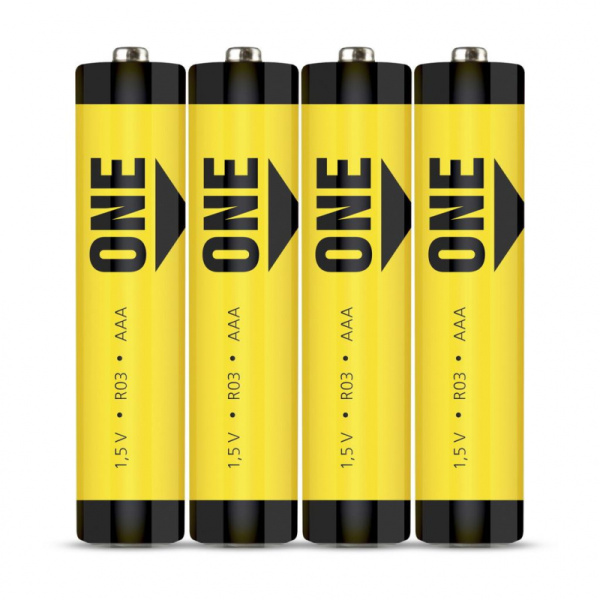 Батарейка Smartbuy AAA солевая ONE R03/4S (60/600) (SOBZ-3A04S-Eco) 4шт