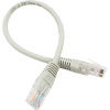 Патч-корд UTP Cablexpert PP10-0.25M кат.5e, 0.25м, литой, (серый)