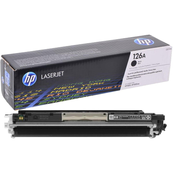 Картридж лазерный HP 126A CE310A чер. для LJ CP1025