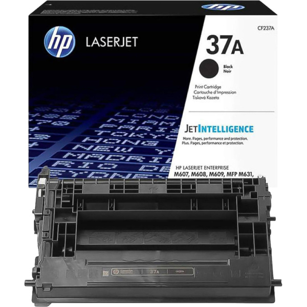Картридж лазерный HP 37A CF237A чер. для M607n