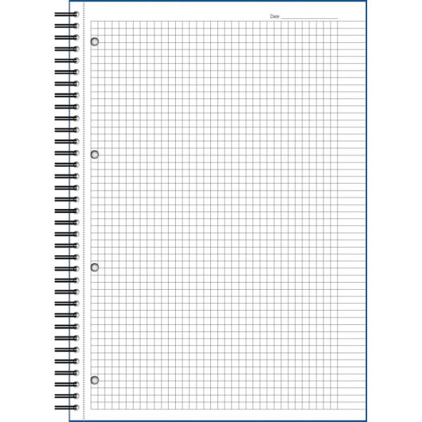 Бизнес-тетрадь 100л,кл,А4,LightBook,спираль,обл.корич,блок белый 70г/м