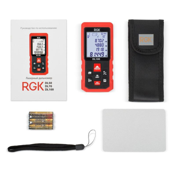Дальномер лазерный с угломером RGK DL100