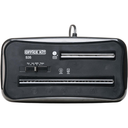 Шредер (уничтожитель) Office Kit S35, 4ур.секр., 9лист, 14л