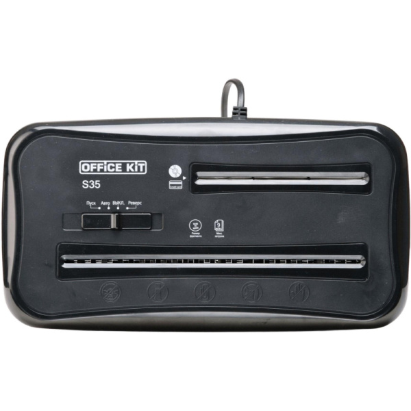 Шредер (уничтожитель) Office Kit S35, 4ур.секр., 9лист, 14л