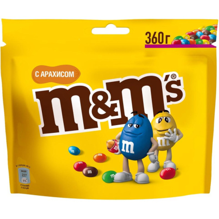 Драже M&M`s с арахисом 360г