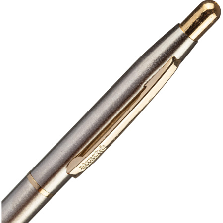 Ручка шариковая автомат. Attache 4007CN метал.корпус, сталь GT