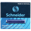 Картридж чернильный для перьевой ручки  SCHNEIDER син. 6шт./уп. Германия