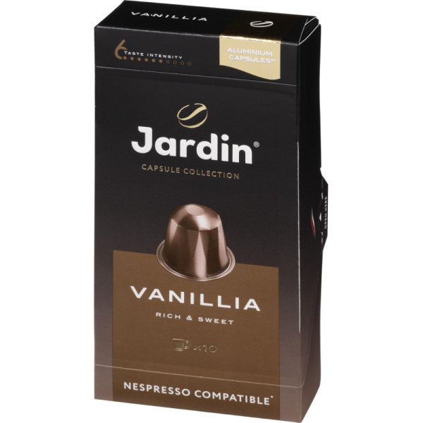 Кофе в капсулах Jardin Vanillia, 10x5г