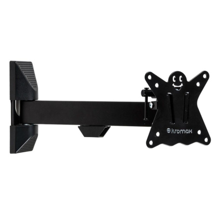 Кронштейн Kromax CASPER-103, TV 10-28, настенный, наклонно-поворотный, чер