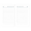Ежедневник недатированный синий, А6,100x150, 320стр, Agenda