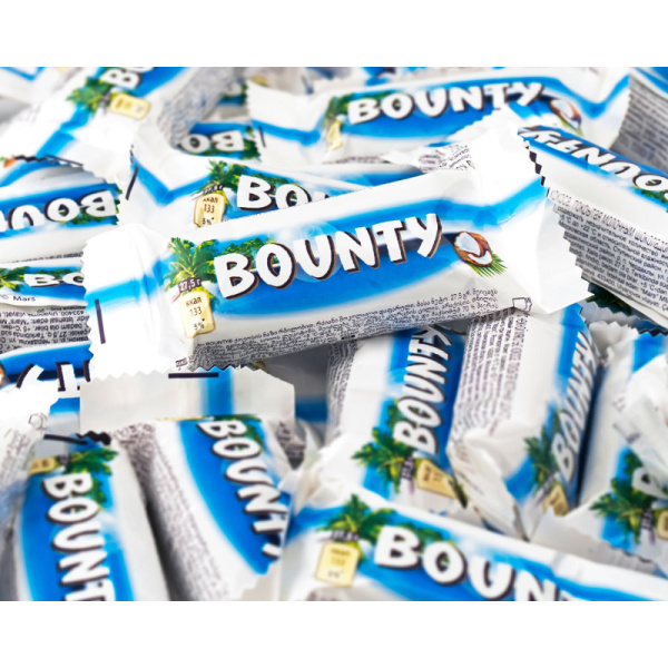 Шоколадный батончик Bounty мини, 1кг