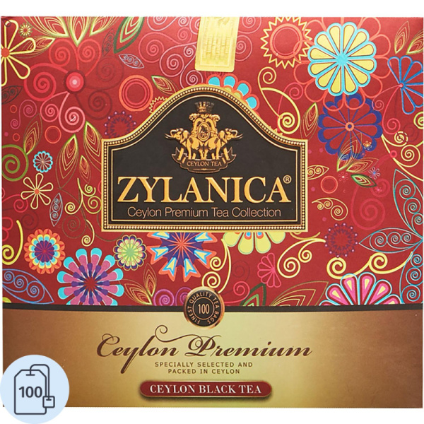 Чай Zylanica Ceylon Premium Collection черн. 100 пакx2гр/уп