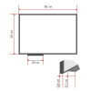 Доска магнитно-маркерная 60х90 Attache Economy лак, алюмин.рама