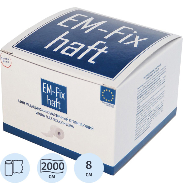 Перевяз. ср-ва Бинт самофикс эласт 20м х 8см EM-FIX HAFT
