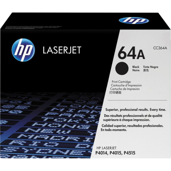 Картридж лазерный HP 64A CC364A чер. для LJ P4014/P4015