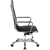 Кресло BN_Jl_Руководителя EChair-704 TL кожа черная, хром