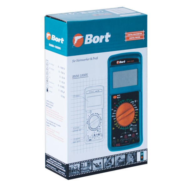 Мультитестер BORT BMM-1000N (91271143)