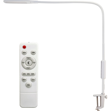 Светильник Lucia L570 Fleksa LED на струбцине белый