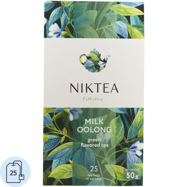 Чай NIKTEA Молочный Улун зелен. 25 пакx2гр/уп