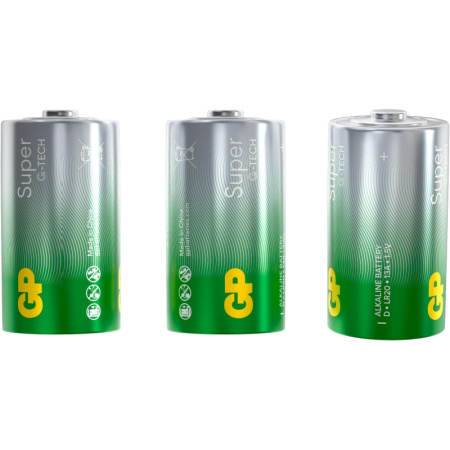 Батарейка GP Super экон.уп.D/LR20/13A алкалин.2шт/уп GP13AEBRA-252