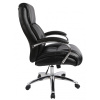 Кресло BN_Dp_EChair-585 TR рецикл.кожа черный, хром
