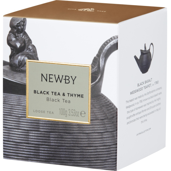 Чай черный Newby чабрец, 100г
