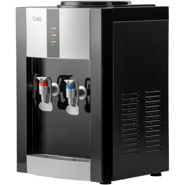 Кулер для воды AEL TK-47 black/silver настольный ,  нагрев/ без охлаждения