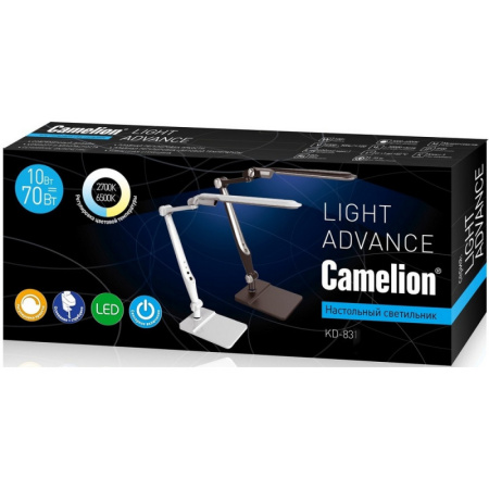 Светильник Camelion KD-831 C01 бел, 10 Вт, LED