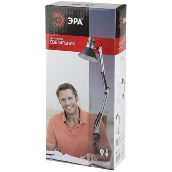 Светильник Эра N-121-E27-40W-BK, черный