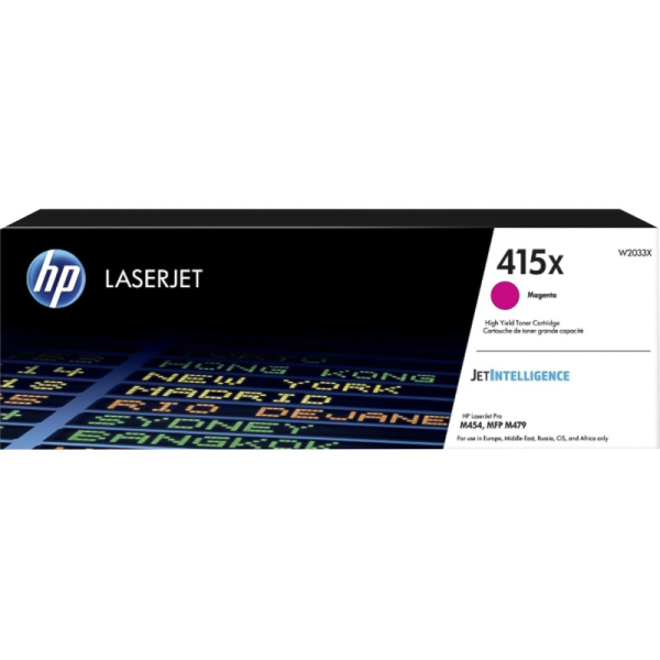 Тонер-картридж HP 415X W2033X пур. пов. емк. для HP LJ M454/MFP M479