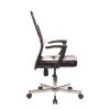 Кресло VB_EChair-225 DSL PTW к/з черный, сетка черная, хром