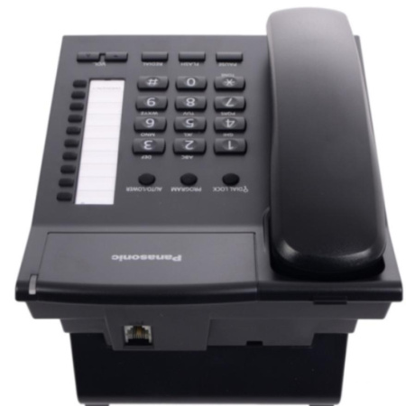 Телефон проводной Panasonic KX-TS2382RUB чер(KX-TS2382RUB)