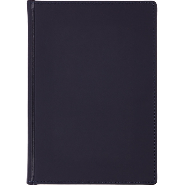 Ежедневник недатированный А5+, 136л, VELVET темно-синий navy  3-115/16