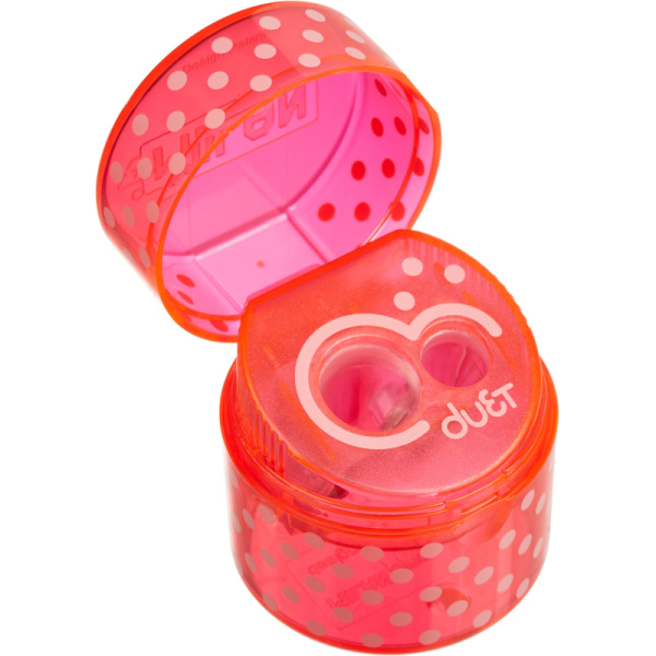 Набор Milan точилка DUET LOOK 2отв красн + 2 ластика 430 синт кауч BYM10369