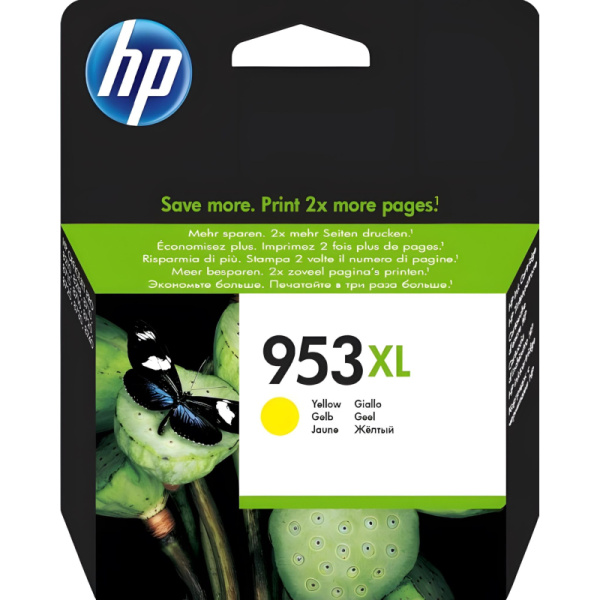Картридж струйный HP 953XL F6U18AE жел. пов.емк. OJ Pro 8210/8720
