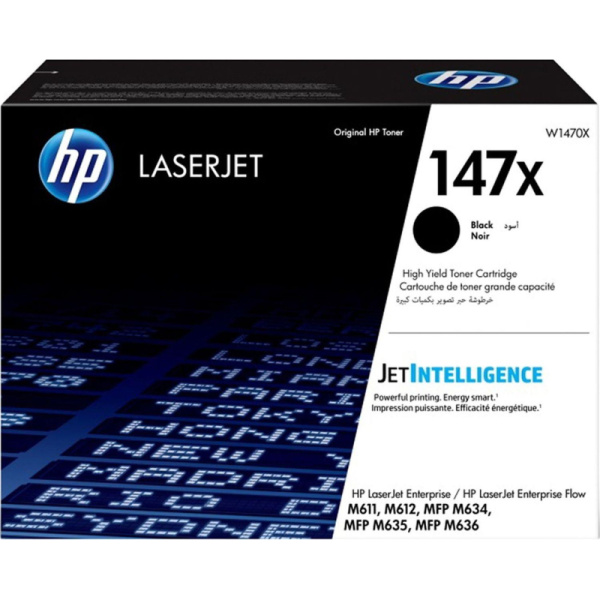 Картридж лазерный HP 147X W1470X чер. пов.емк для LJ M610dn